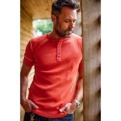 &SONS New Elder Henley Short Sleeve Shirt Clothing 27 &SONS New Elder Henley Short Sleeve Shirt Clothing