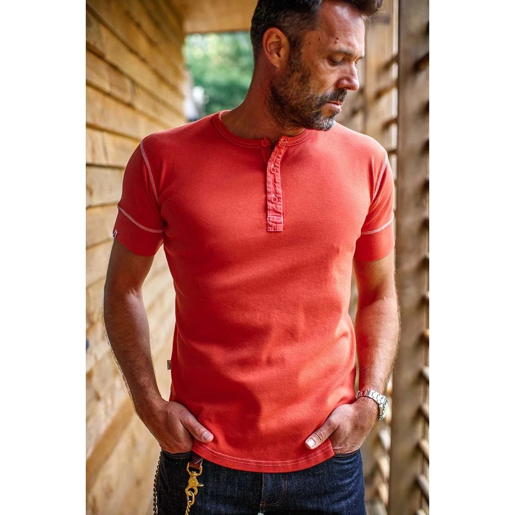 &SONS New Elder Henley Short Sleeve Shirt Clothing 14 &SONS New Elder Henley Short Sleeve Shirt Clothing