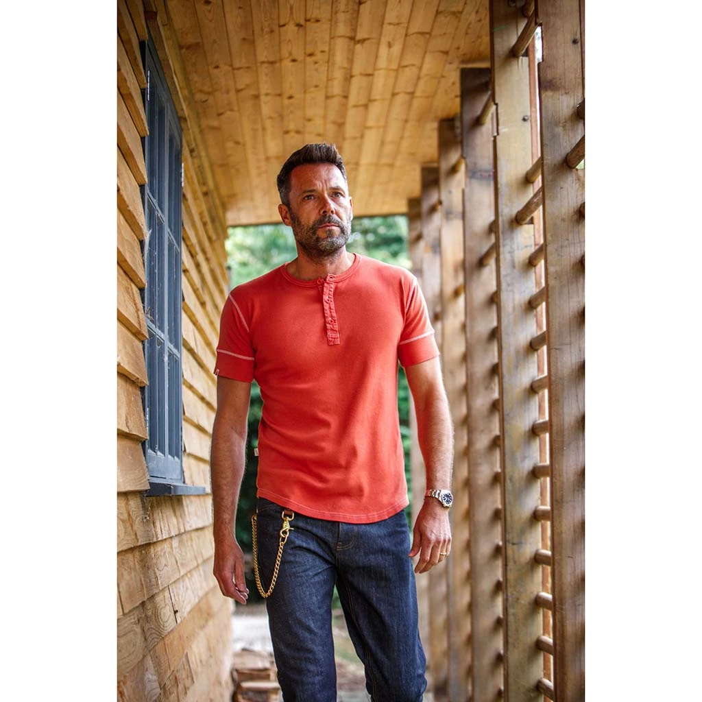 &SONS New Elder Henley Short Sleeve Shirt Clothing 17 &SONS New Elder Henley Short Sleeve Shirt Clothing