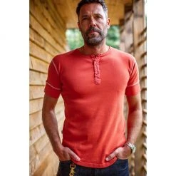 &SONS New Elder Henley Short Sleeve Shirt Clothing 25 &SONS New Elder Henley Short Sleeve Shirt Clothing