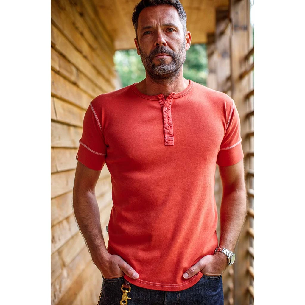 &SONS New Elder Henley Short Sleeve Shirt Clothing 10 &SONS New Elder Henley Short Sleeve Shirt Clothing