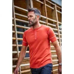 &SONS New Elder Henley Short Sleeve Shirt Clothing 33 &SONS New Elder Henley Short Sleeve Shirt Clothing