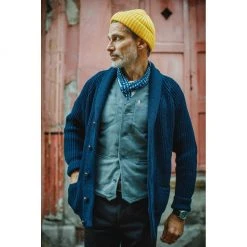 &SONS Pioneer British Wool Cardigan