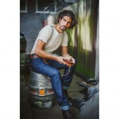 &SONS Clothing The New Frontier 14oz Selvedge Anti-bac Raw Denim Jeans